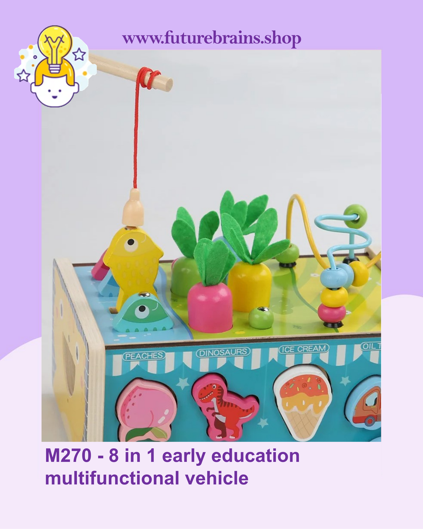 M270 - 8 in 1 early education multifunctional vehicle