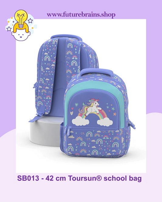 SB013 - 42 cm Toursun® school bag rainbow design