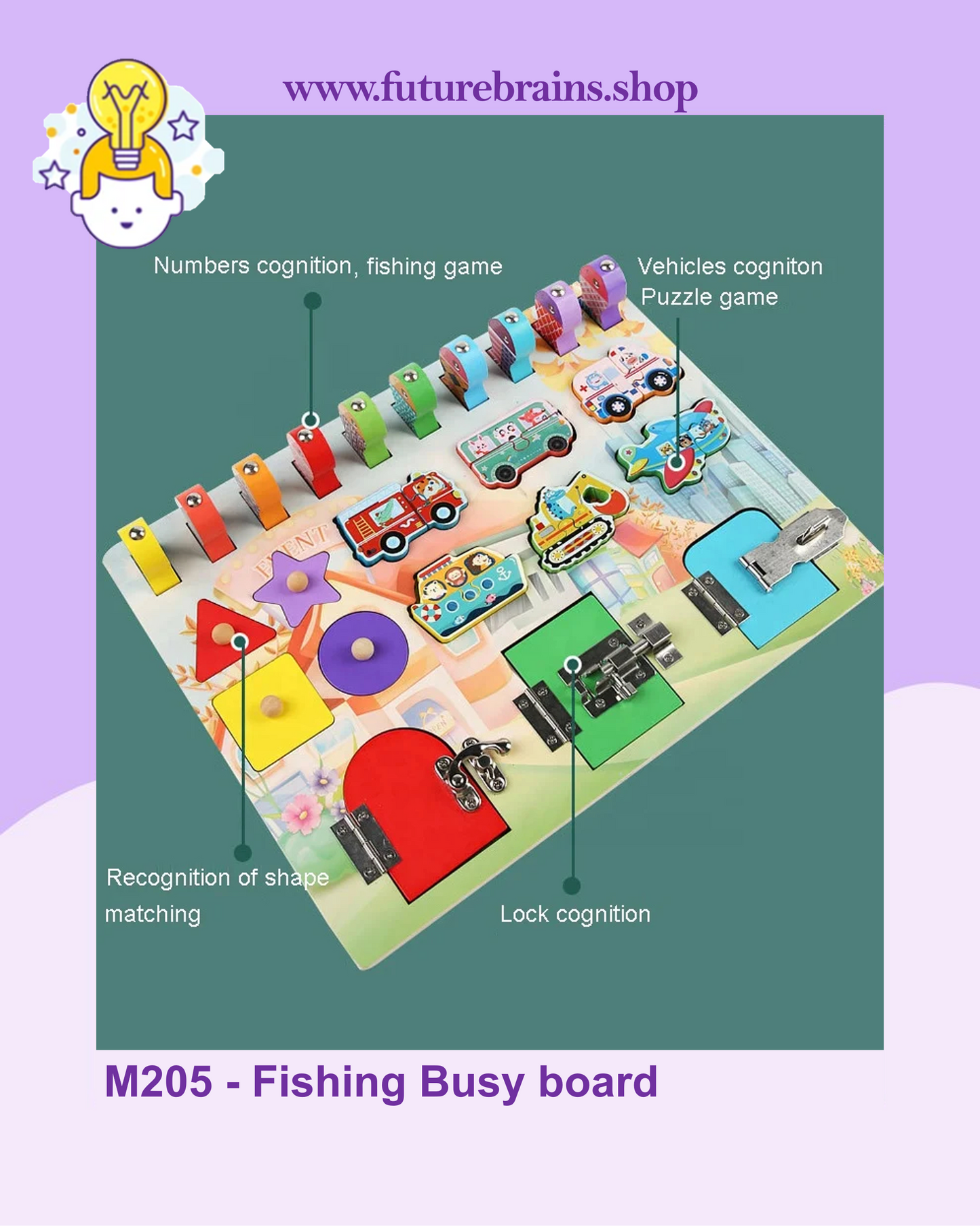 M205 - Fishing Busy board