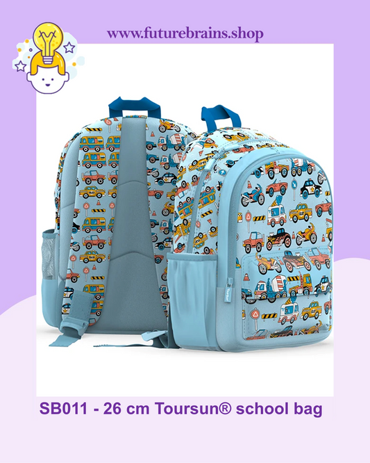 SB011 - 26 cm Toursun® school bag vehicles design