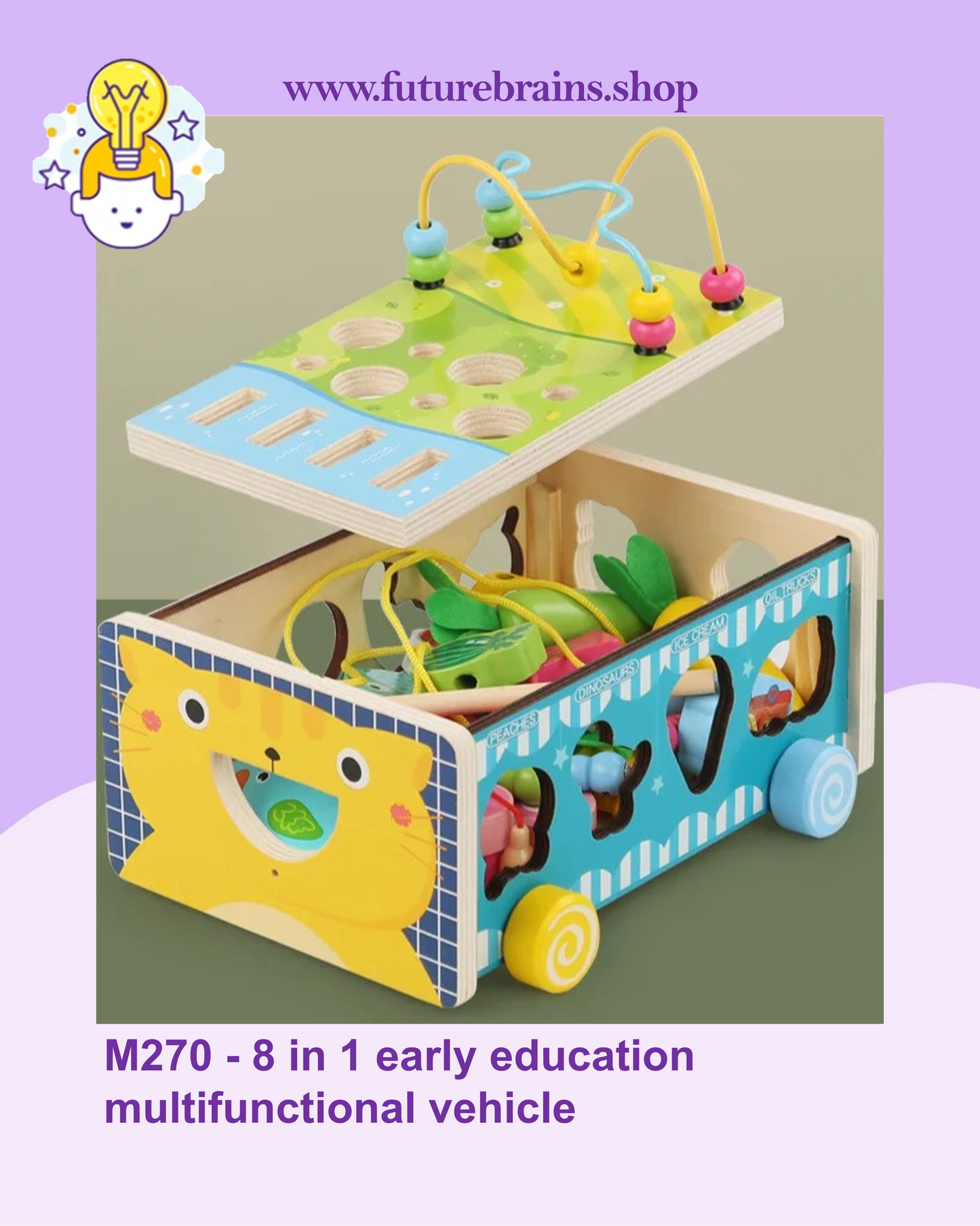 M270 - 8 in 1 early education multifunctional vehicle