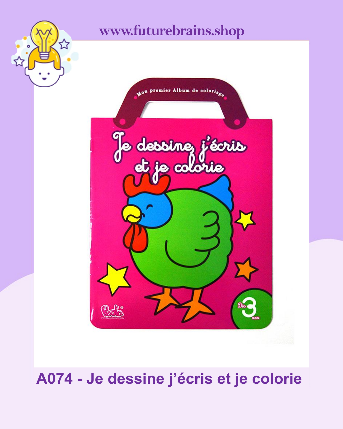 I draw I write and I color / Je dessine j'ecris et je colorie / أرسم أكتب وألون