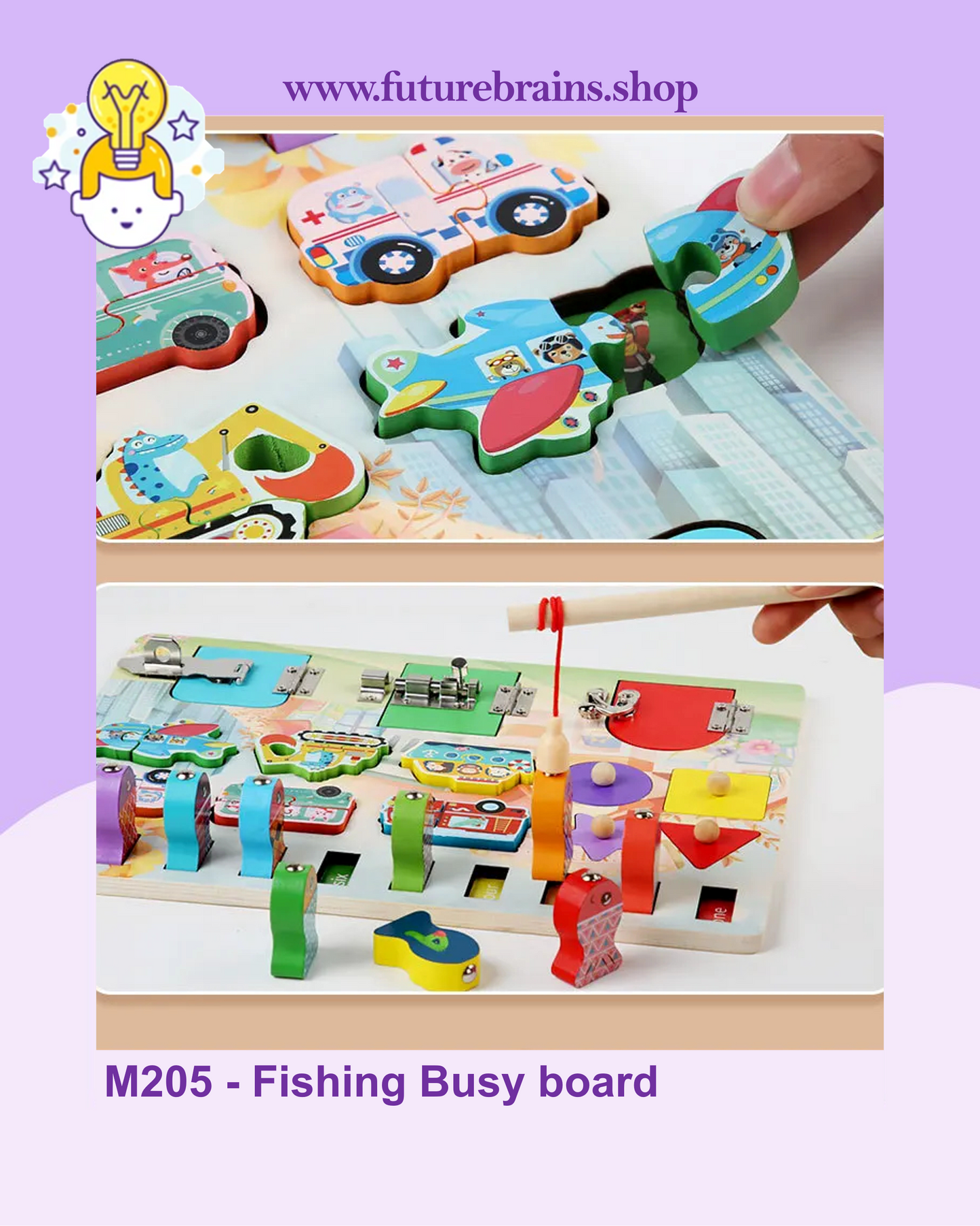 M205 - Fishing Busy board