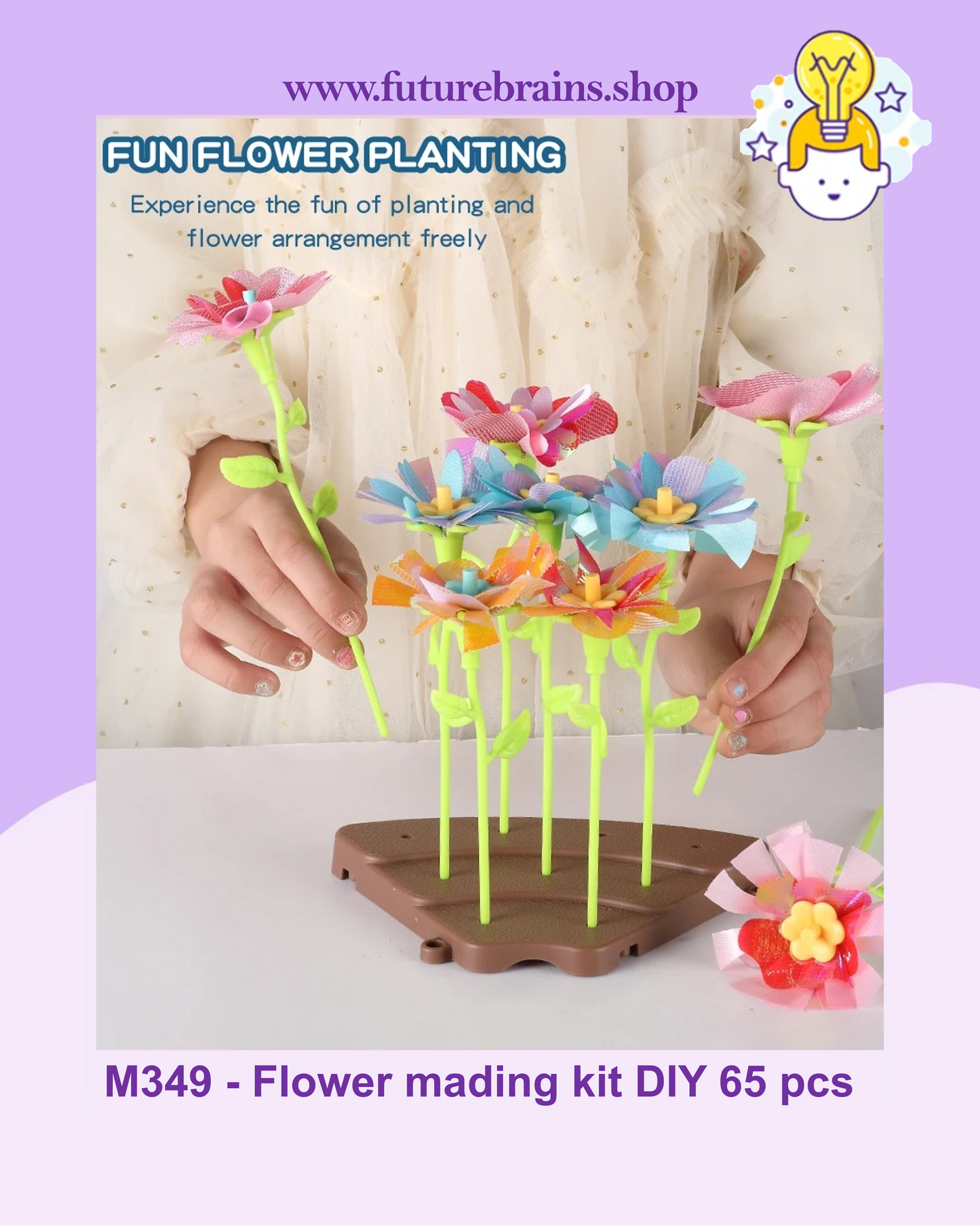 M349 - Flower mading kit DIY 65 pcs