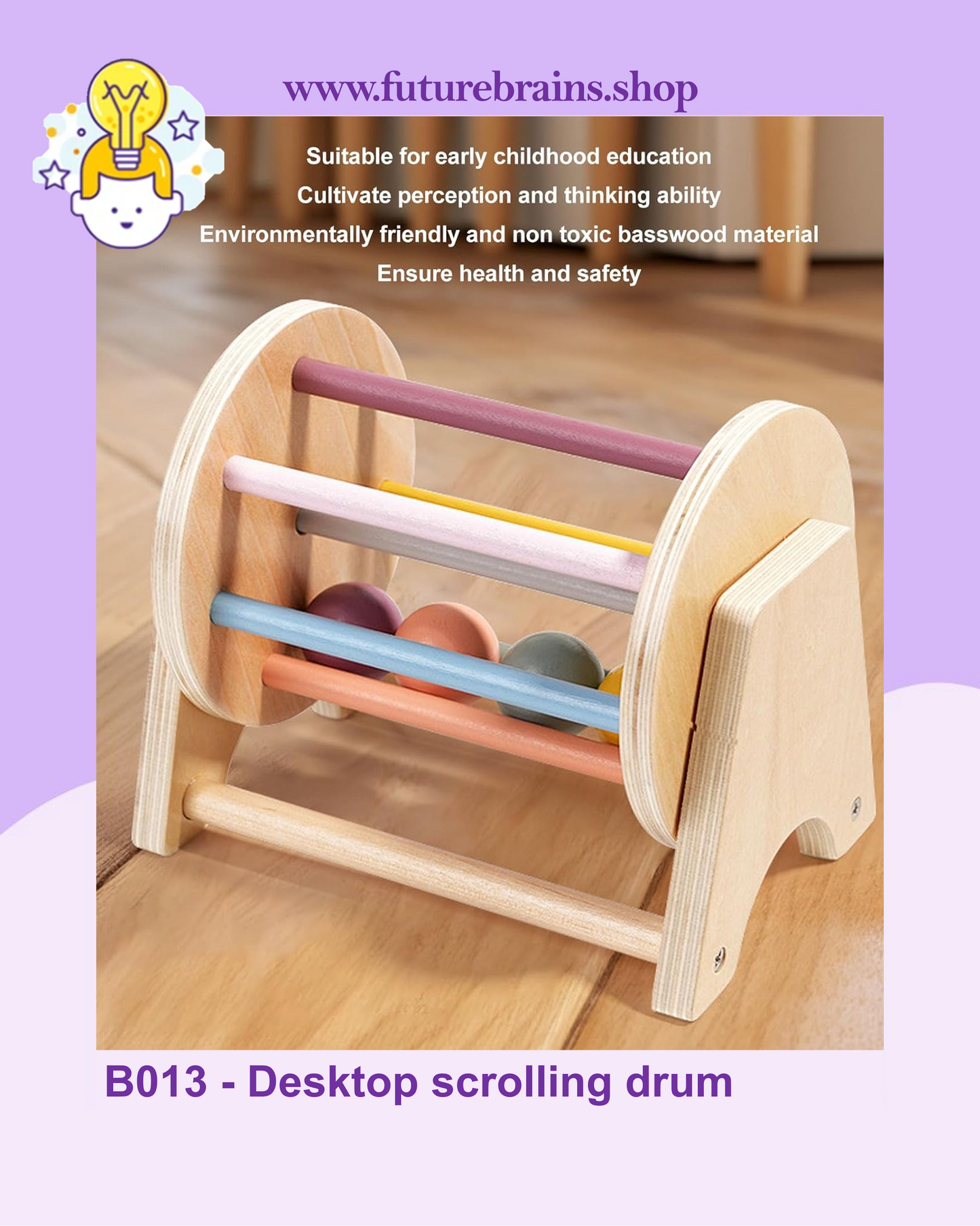 B013 - Desktop scrolling drum