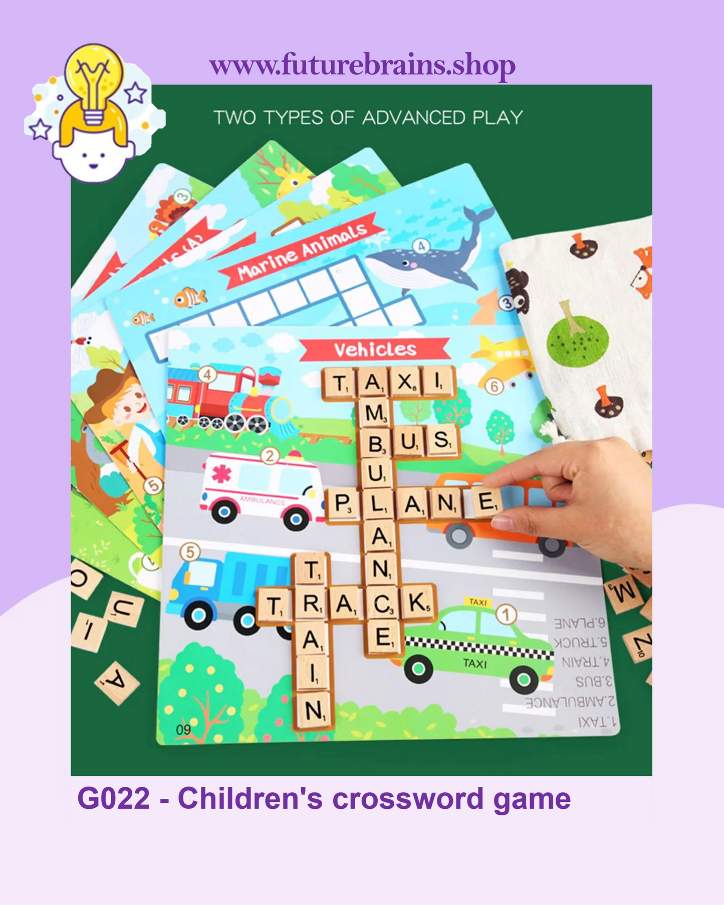 G022 - Children's crossword game