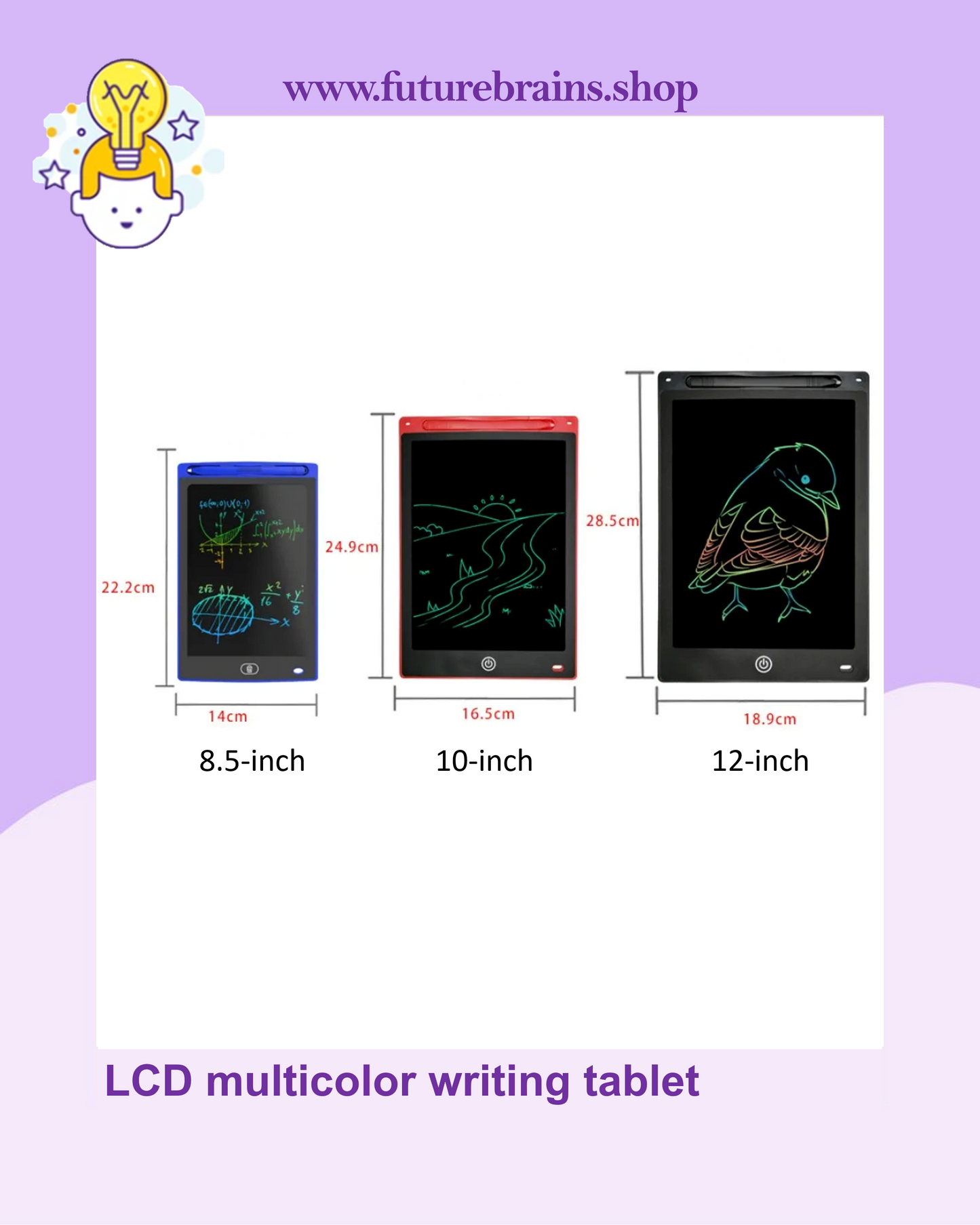 LCD multicolor writing tablet (Buy 5 get 10% off)