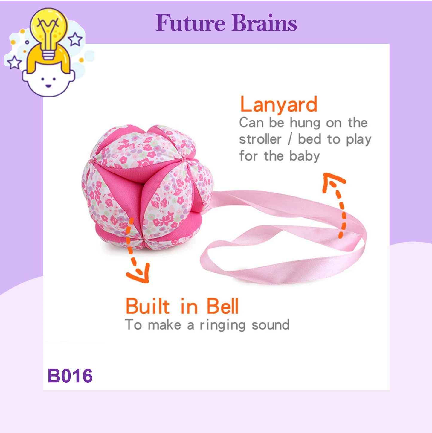 B016 - Montessori baby cloth ball