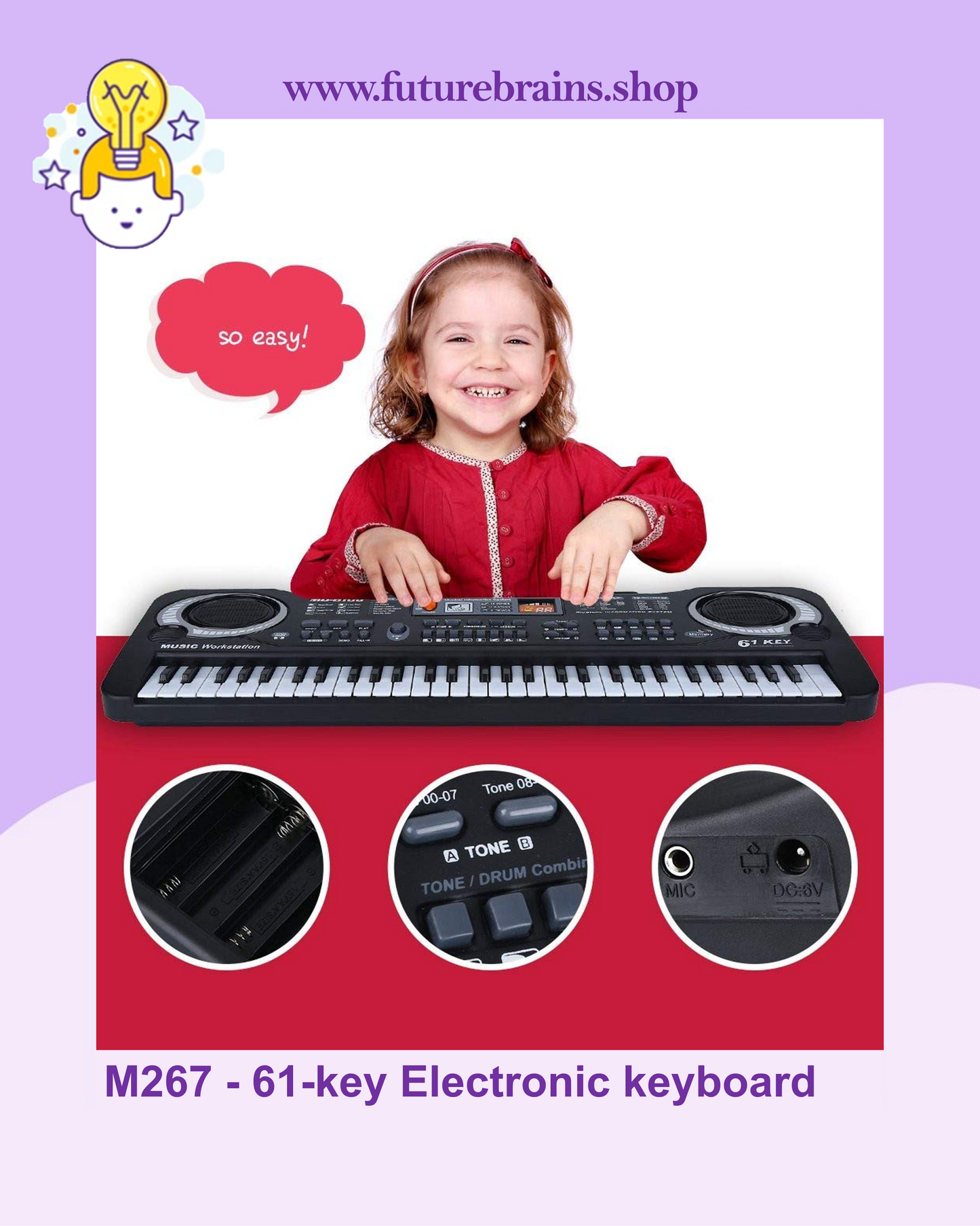 M267 - 61-key Electronic keyboard