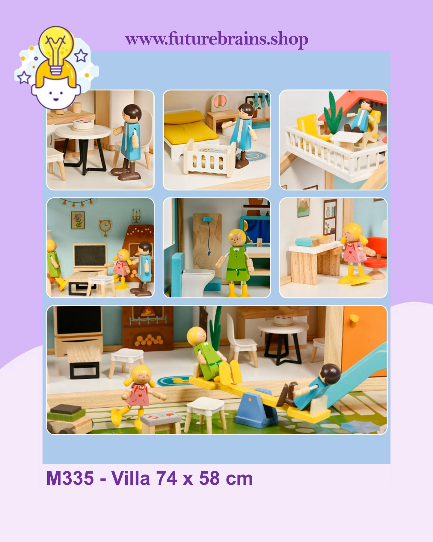 M335 - Villa 74 x 58 cm (FREE DELIVERY)