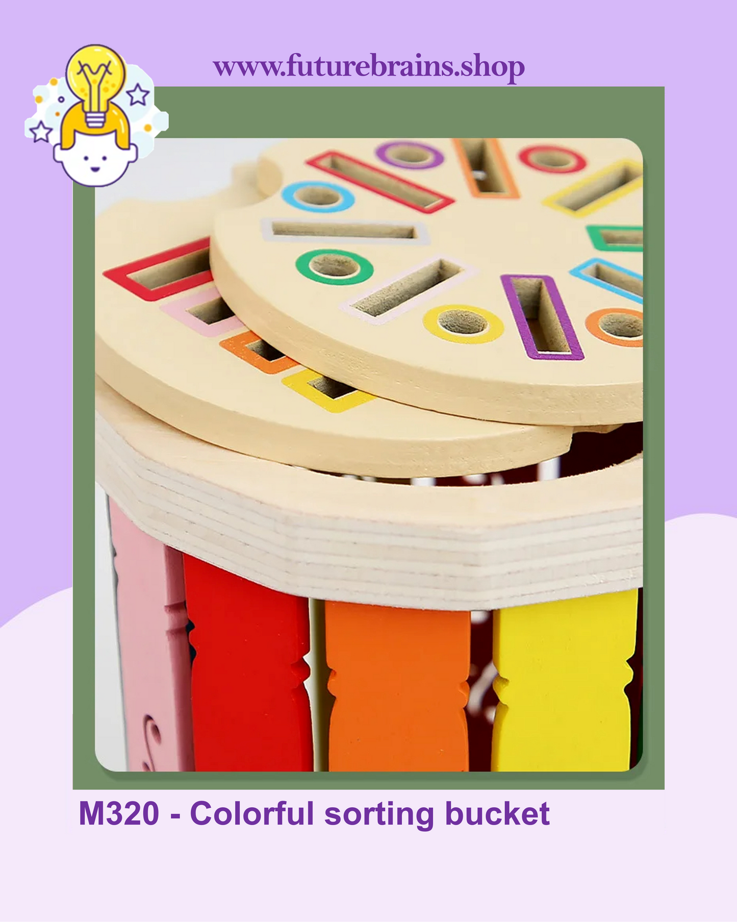 M320 - Colorful sorting bucket