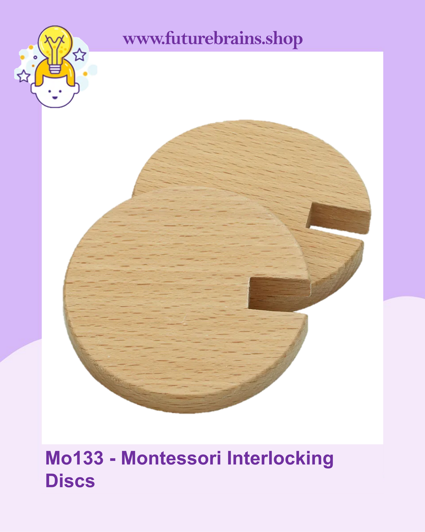 Mo133 - Montessori Interlocking Discs