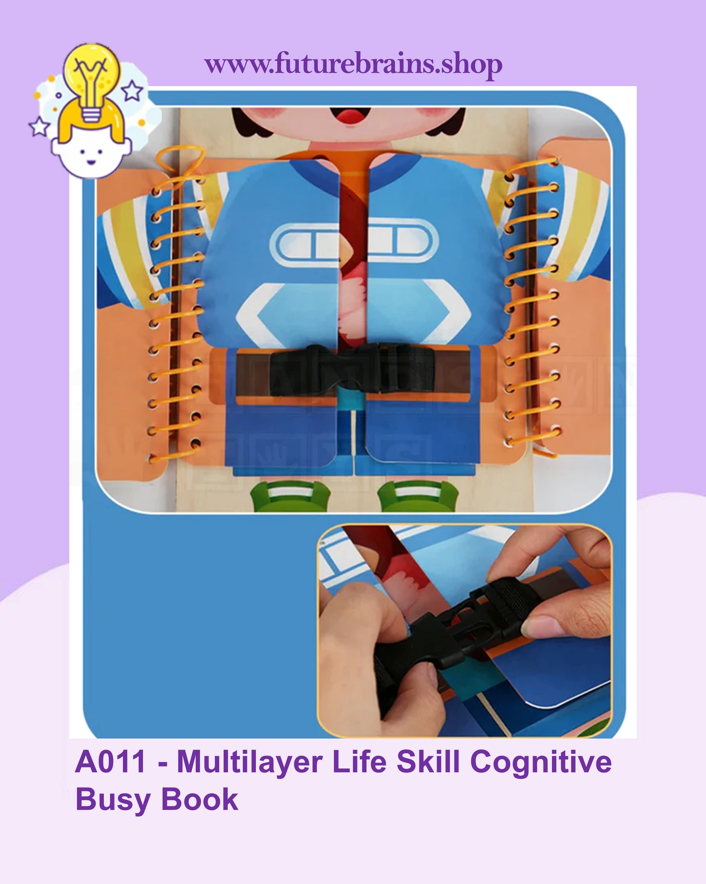 A011 - Multilayer Life Skill Cognitive Busy Book