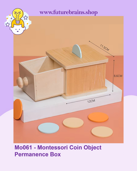 Mo061 - Montessori Coin Object Permanence Box
