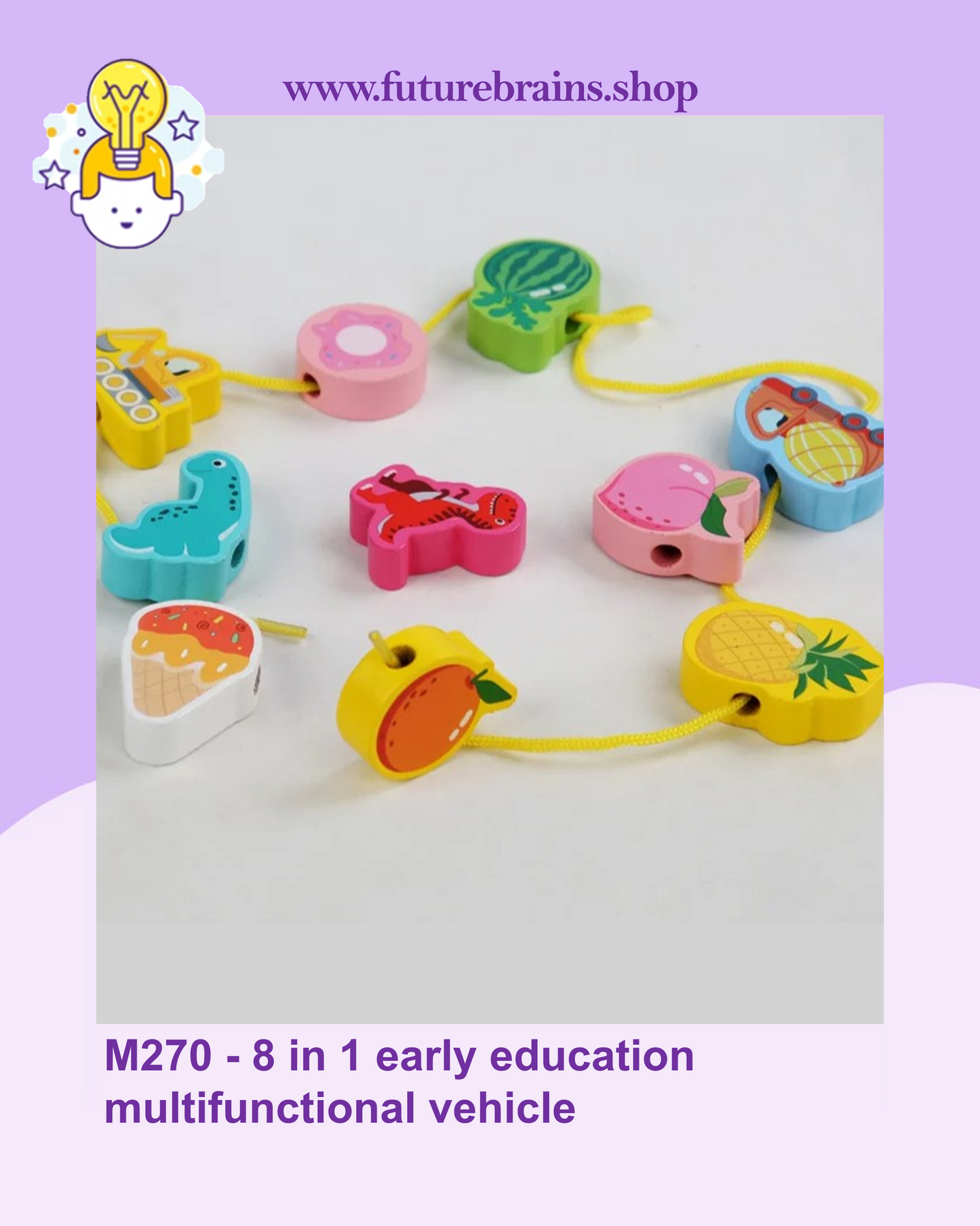 M270 - 8 in 1 early education multifunctional vehicle