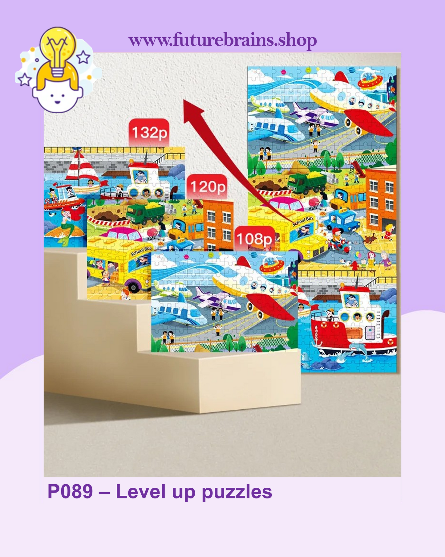 P089 - Level up puzzles - Traffic (level 6)