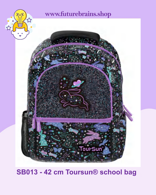 SB013 - 42 cm Toursun® school bag star bunny design