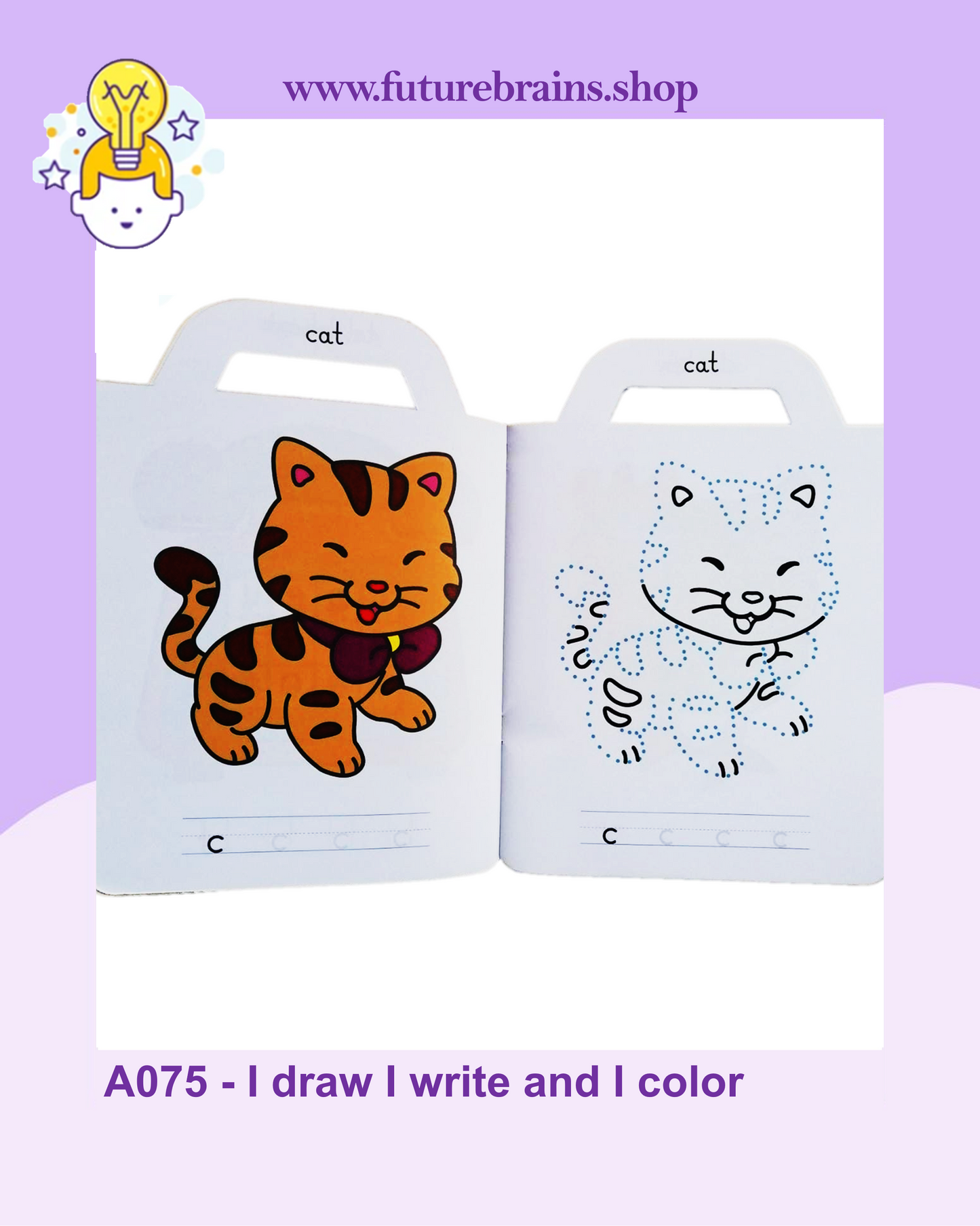 I draw I write and I color / Je dessine j'ecris et je colorie / أرسم أكتب وألون