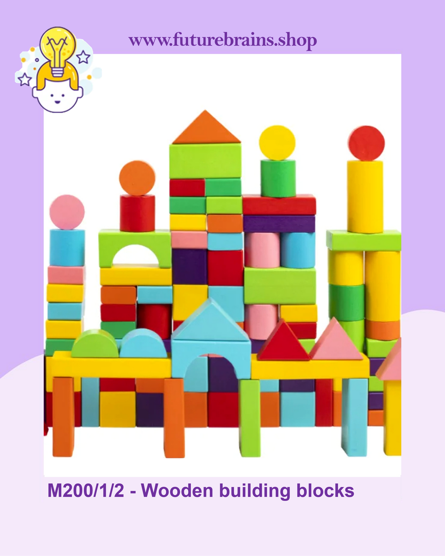 Wooden building blocks