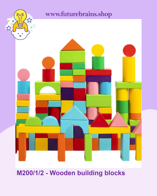 Wooden building blocks