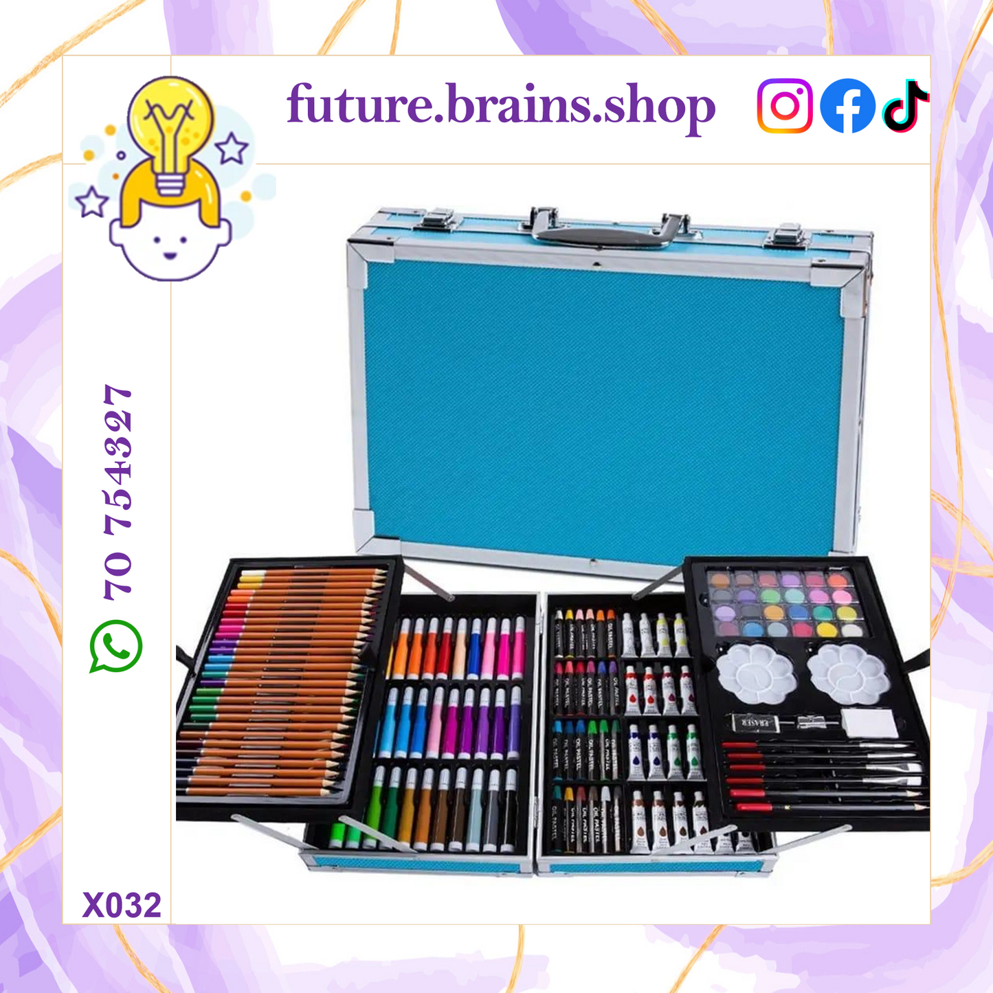 X032 - 145 pcs coloring kit