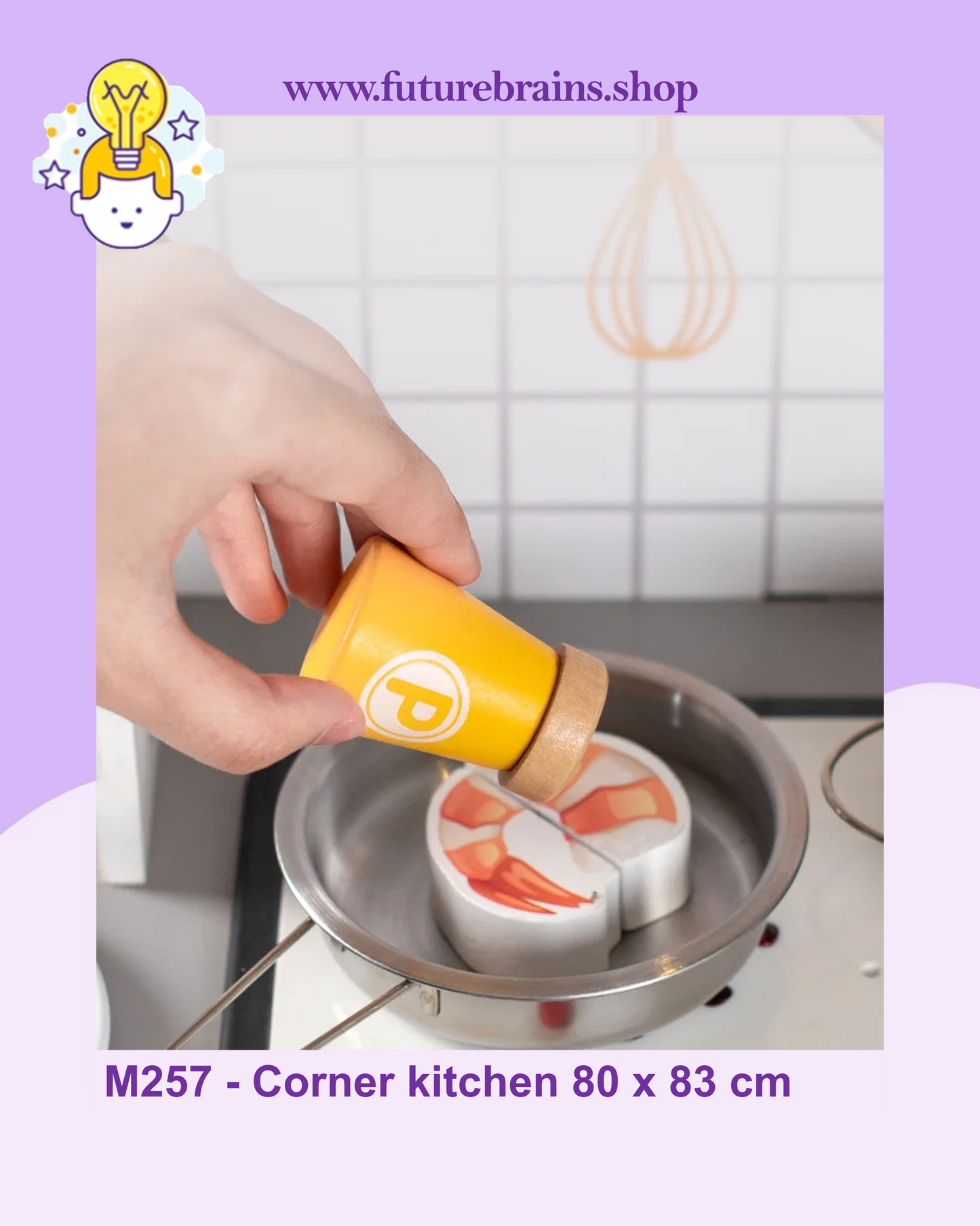 M257 - Corner kitchen 80 x 83 cm (FREE DELIVERY)