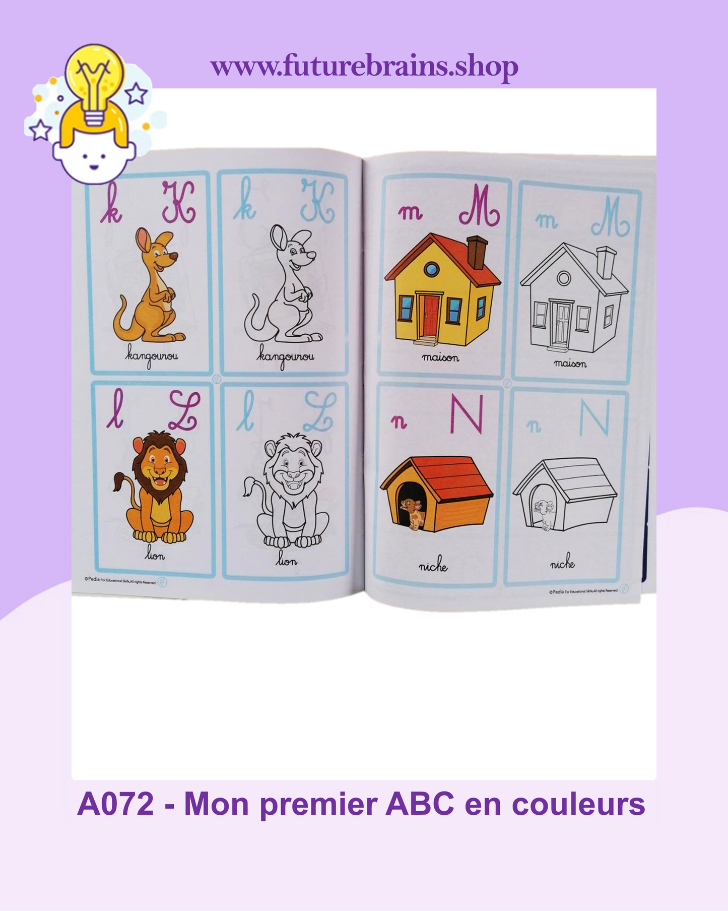 My first ABC in colors - Mon premier ABC en couleurs - أحرفي الأولى بالألوان