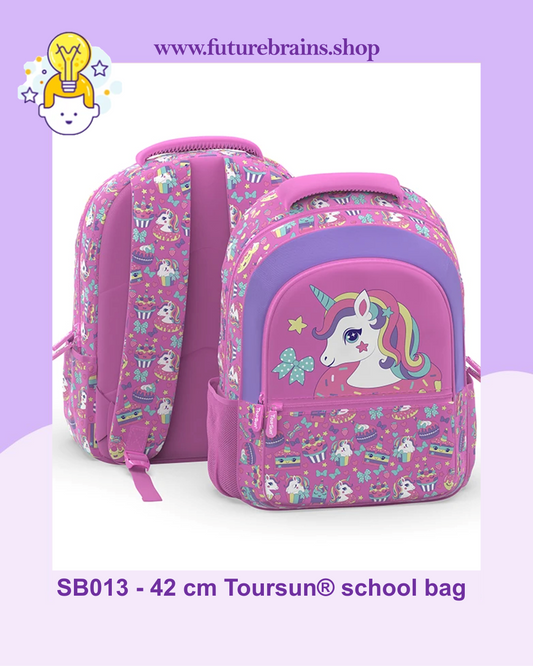 SB013 - 42 cm Toursun® school bag unicorn design