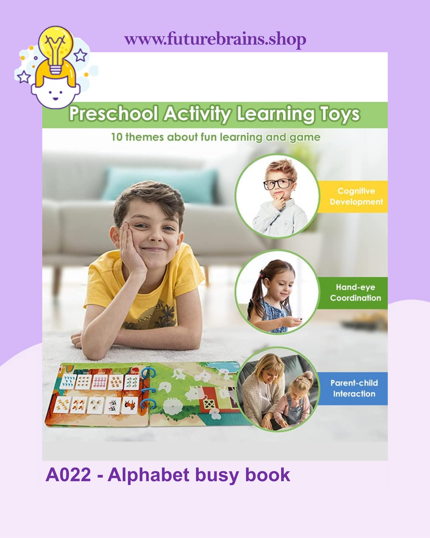 A022 - Alphabet busy book