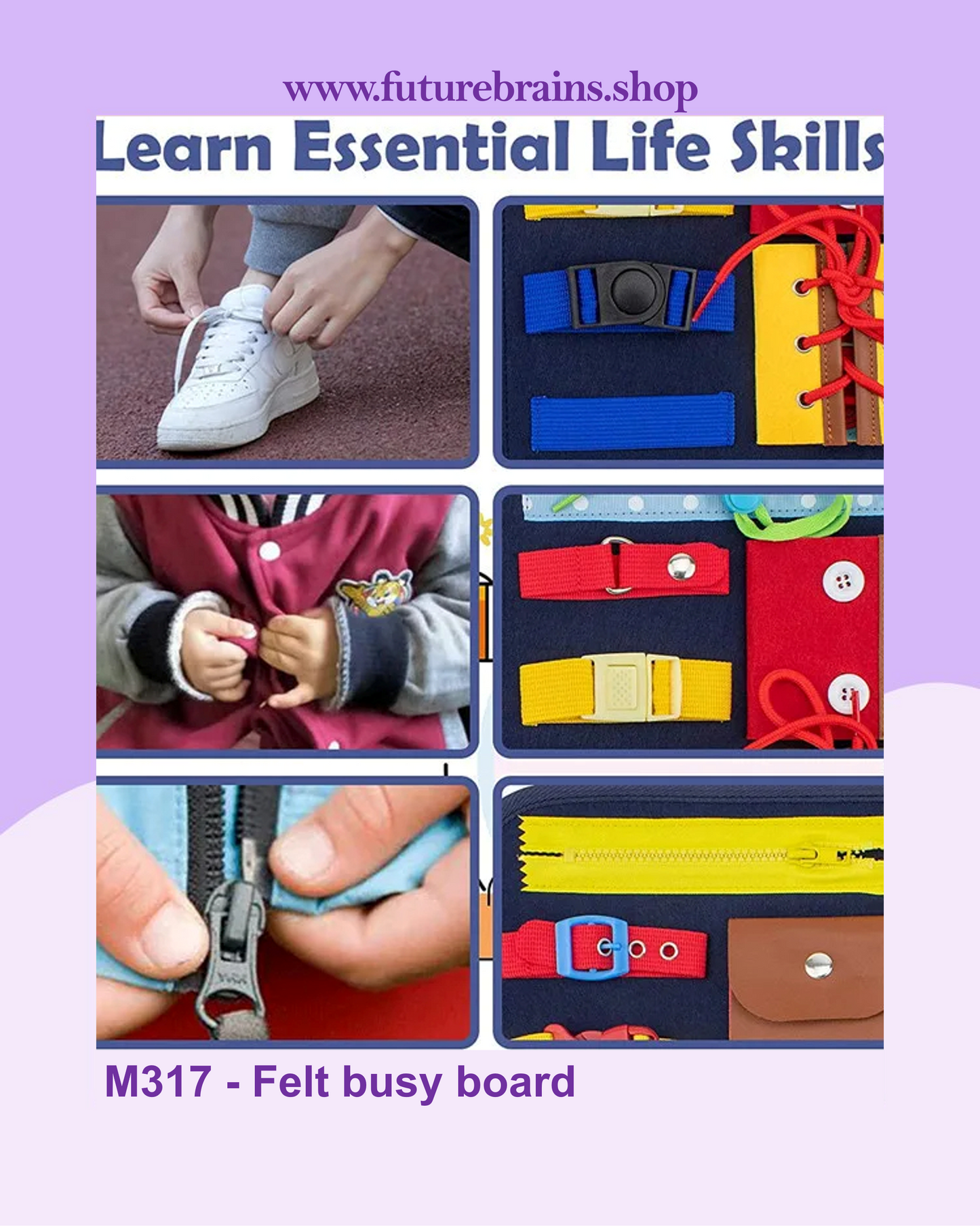 M317 - Felt busy board