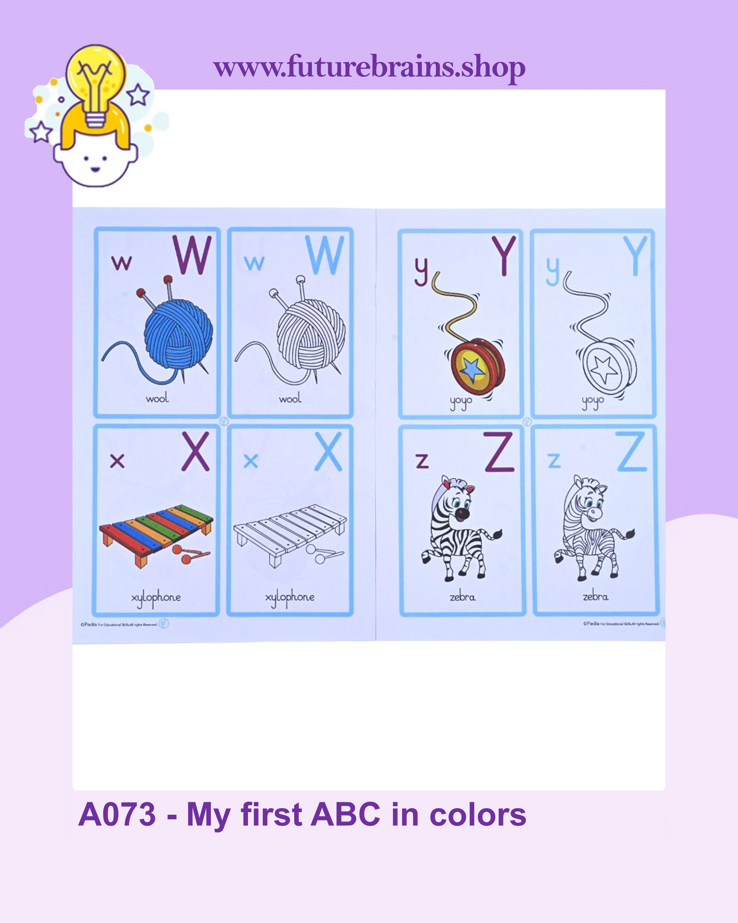 My first ABC in colors - Mon premier ABC en couleurs - أحرفي الأولى بالألوان