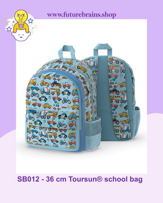 SB012 - 36 cm Toursun® school bag vehicles design