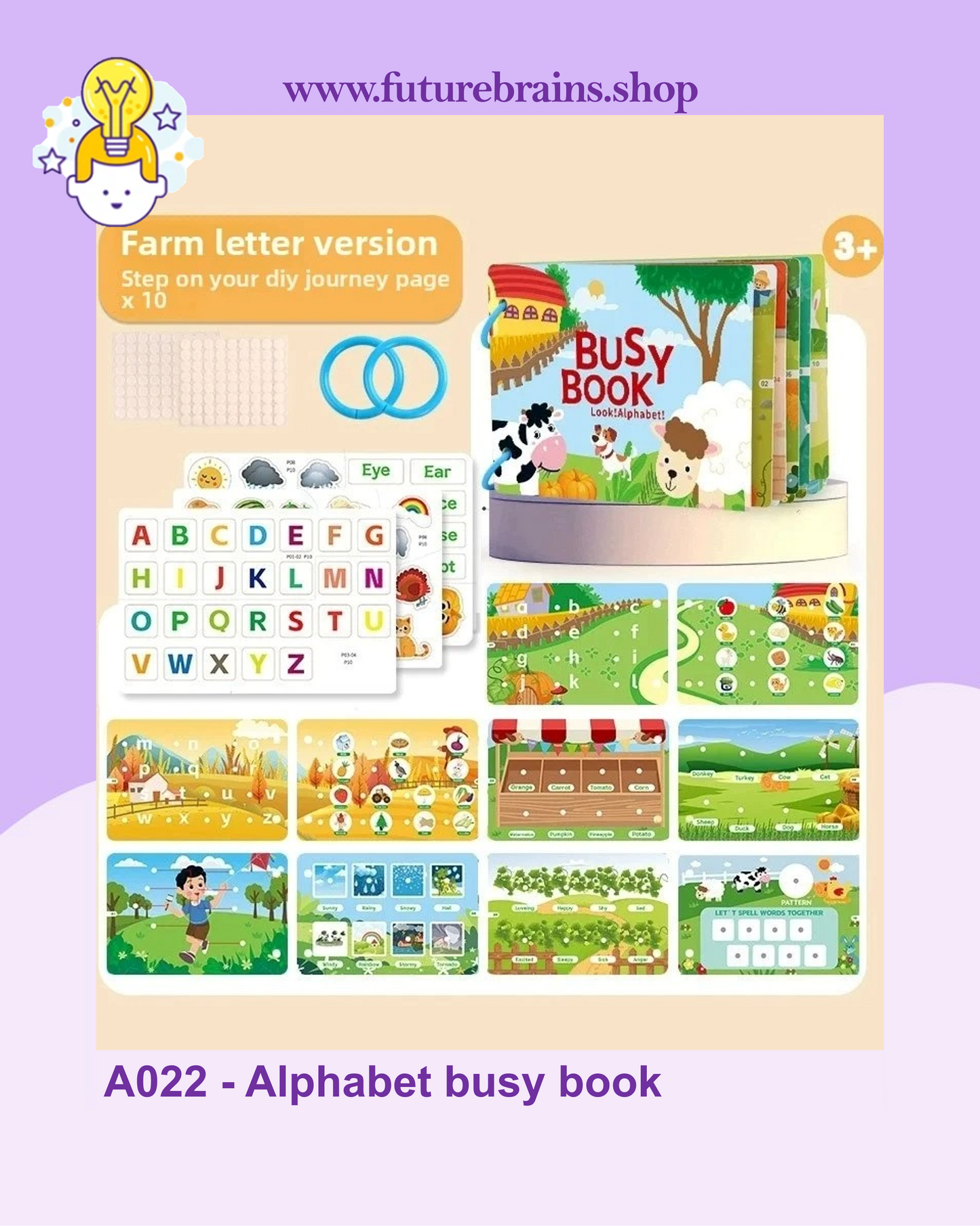A022 - Alphabet busy book