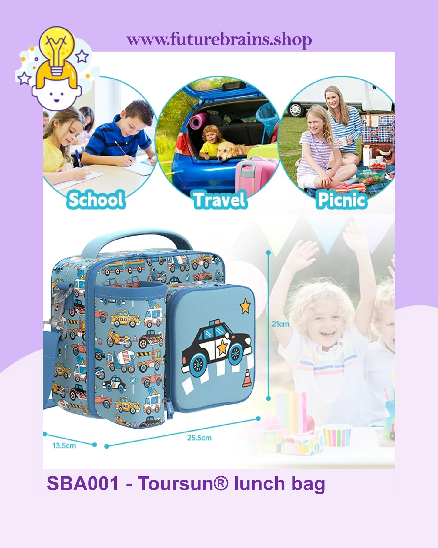 SBA001 - Toursun® lunch bag vehicles design