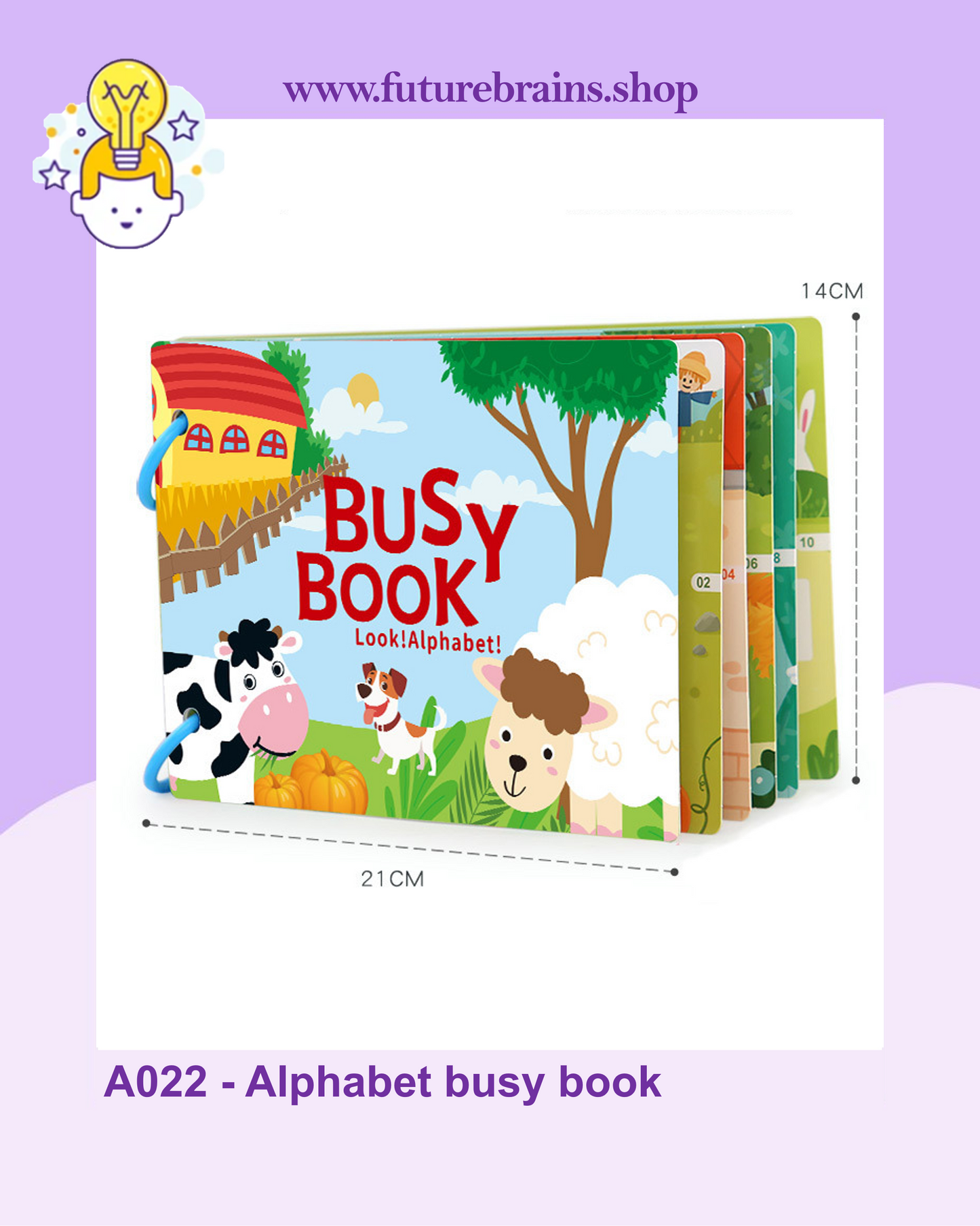 A022 - Alphabet busy book