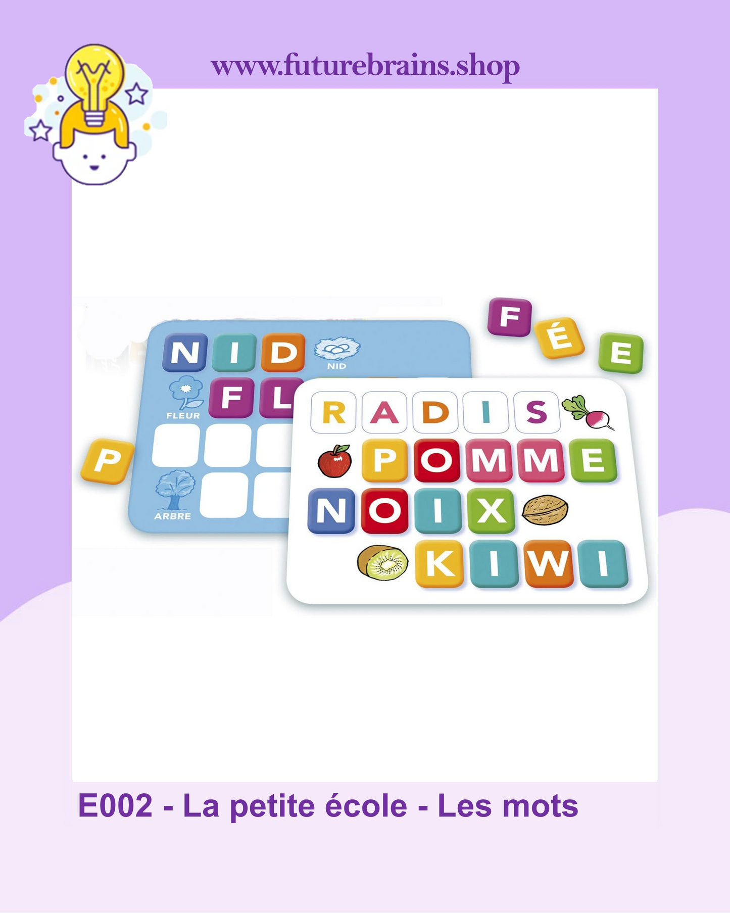 E002 - La petite ecole - Les mots