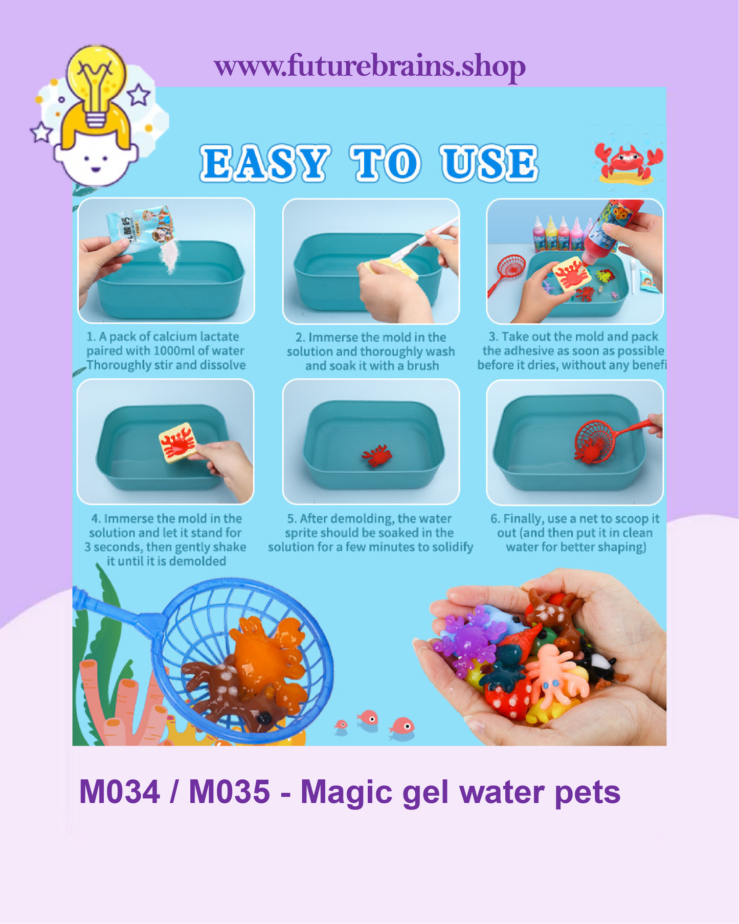 Magic gel water pets