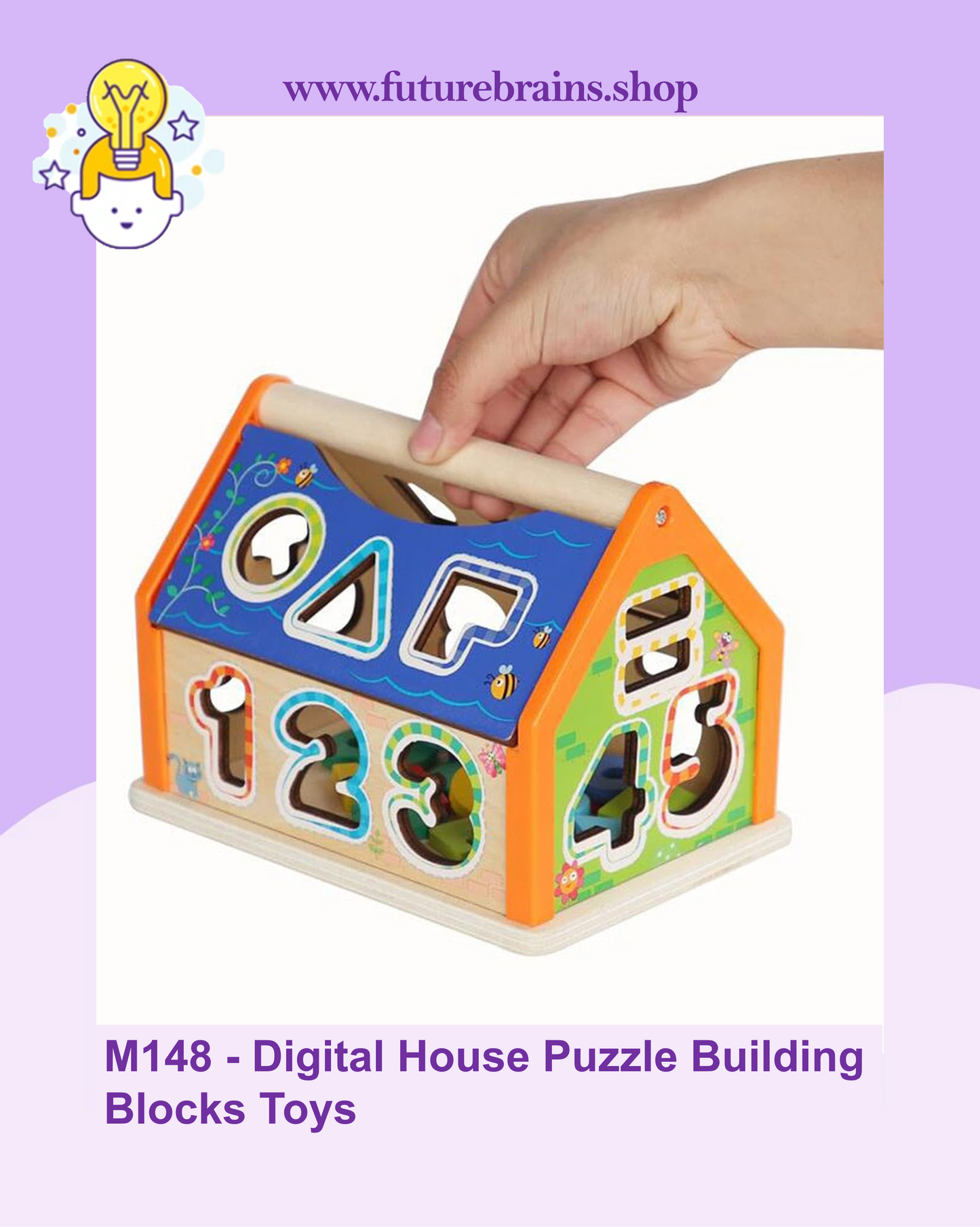 M148 - Digital House Puzzle Building Blocks Toys