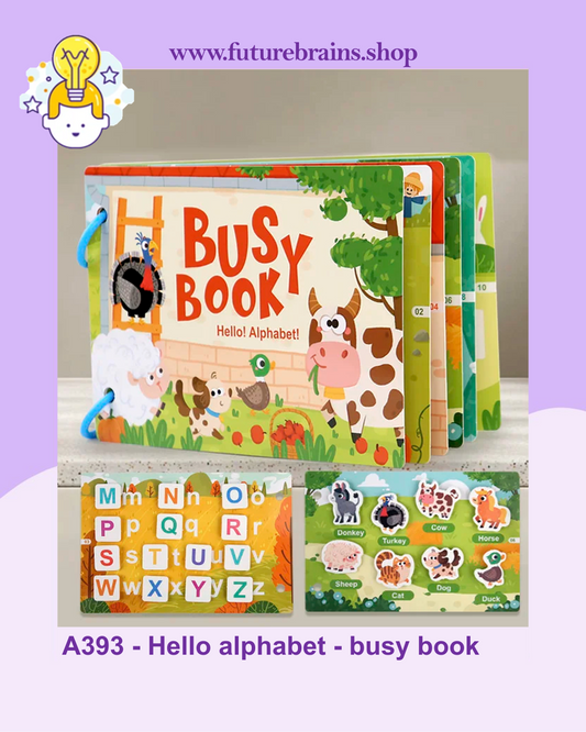 A393 - Hello alphabet - busy book