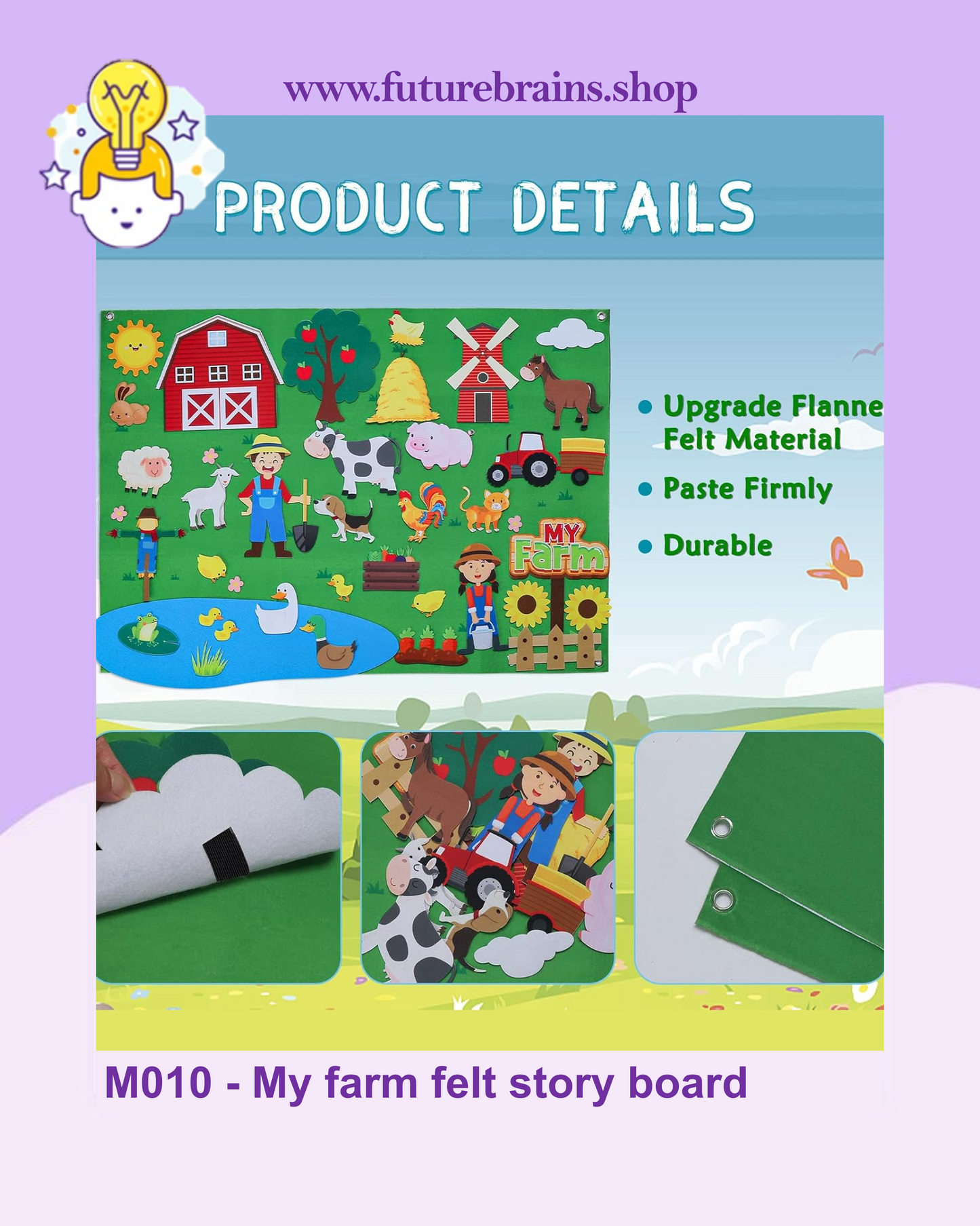 M010 - My farm felt story board