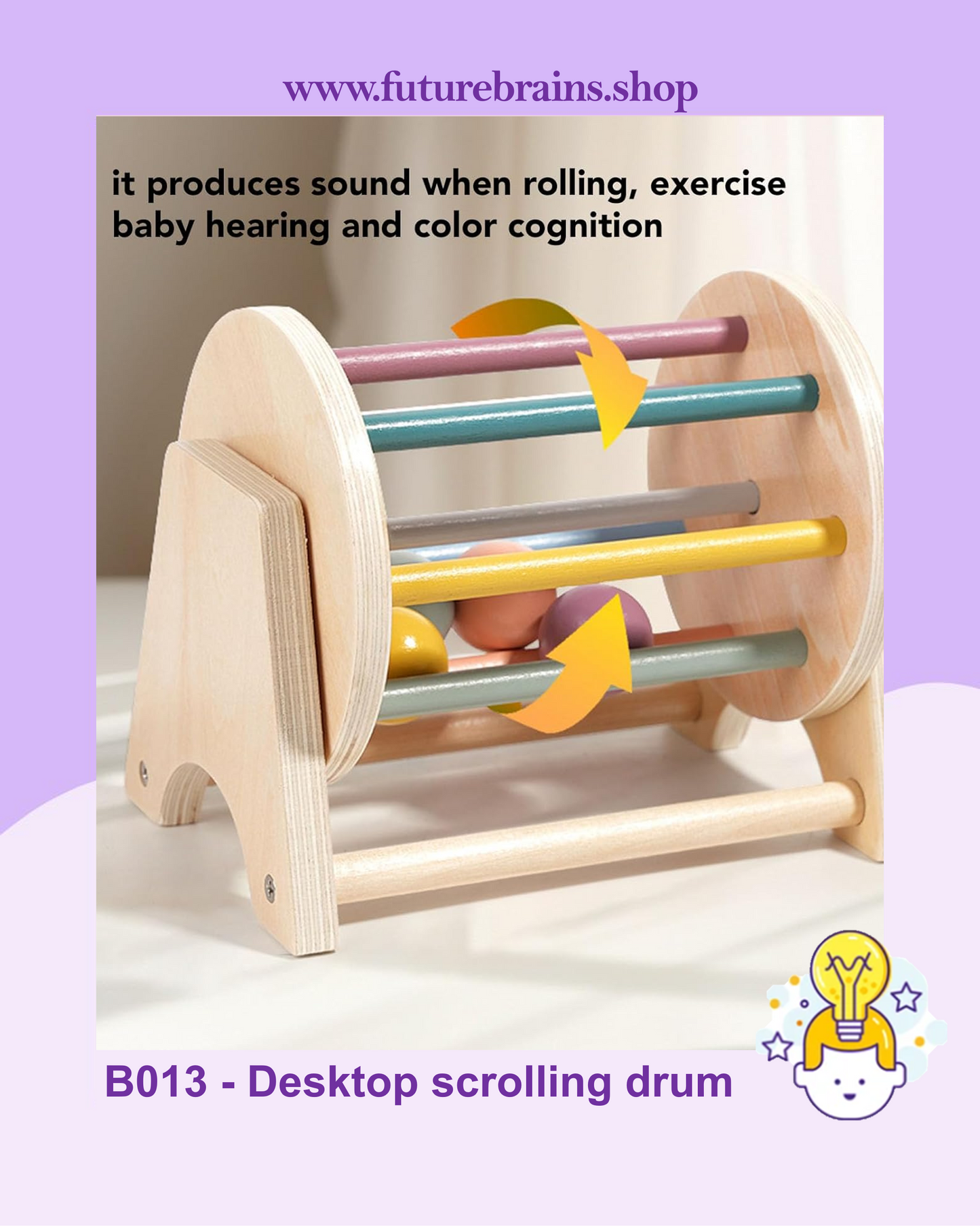 B013 - Desktop scrolling drum