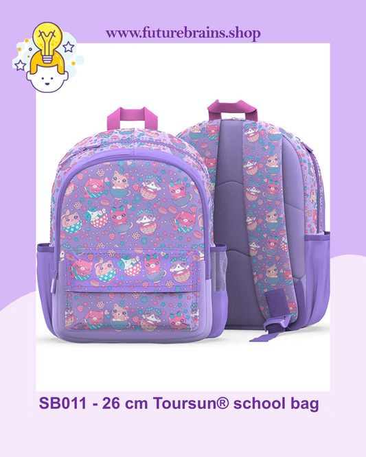 SB011 - 26 cm Toursun® school bag cats design