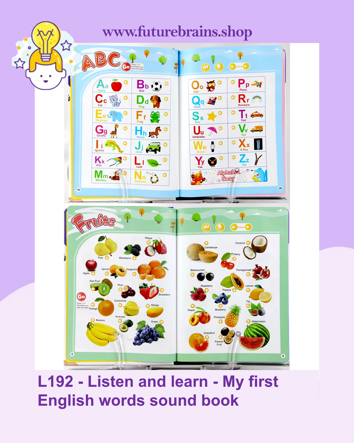 L192 - Listen and learn - My first English words sound book