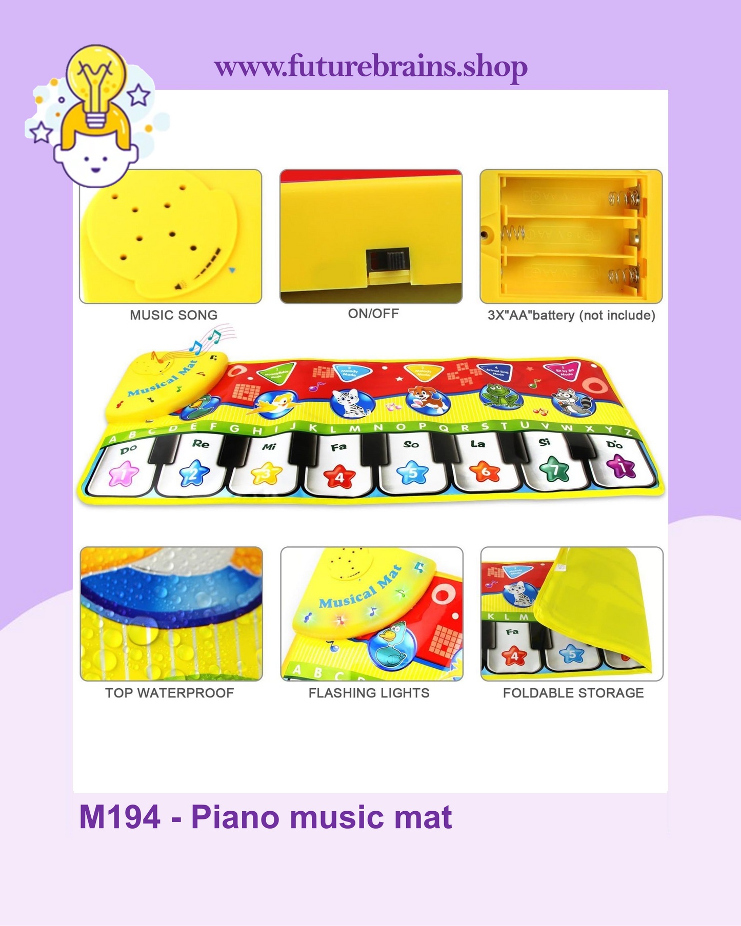 M194 - Piano music mat