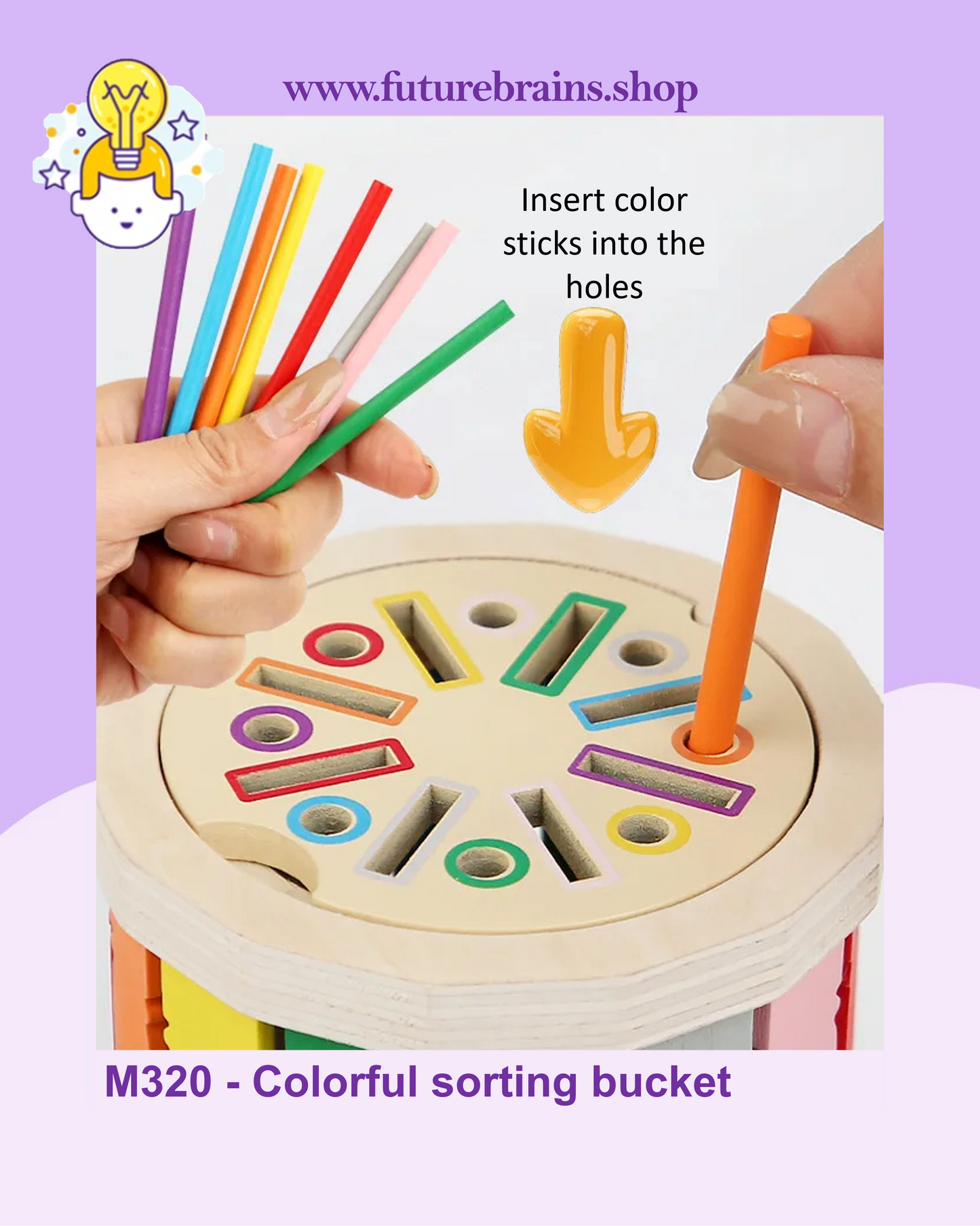 M320 - Colorful sorting bucket