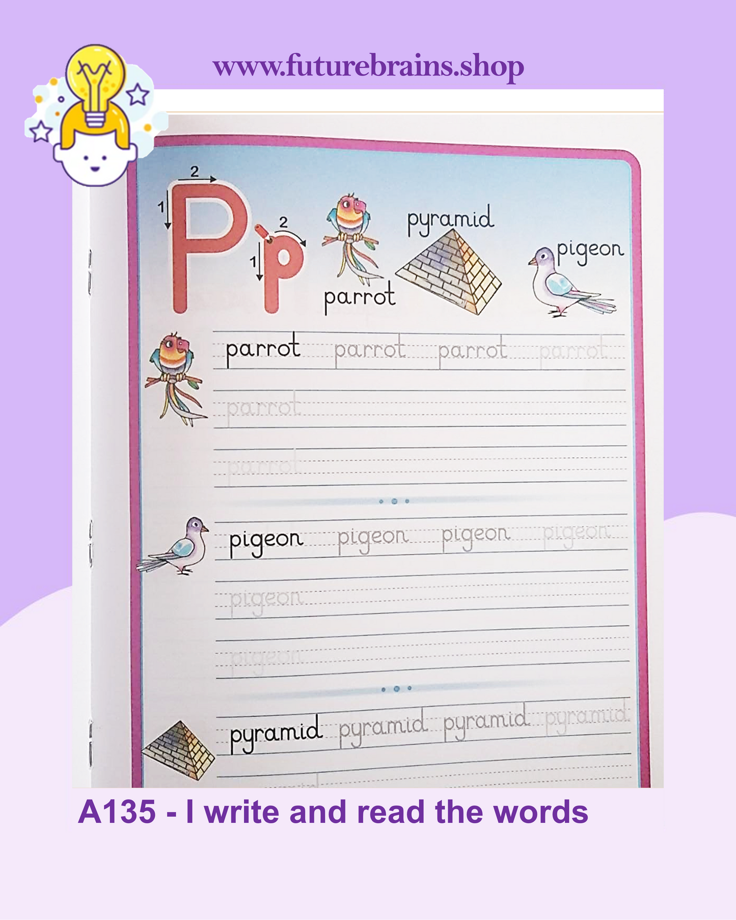 I write and read the words / Je lis et j'ecris les mots / أنا أقرأ وأكتب الكلمات