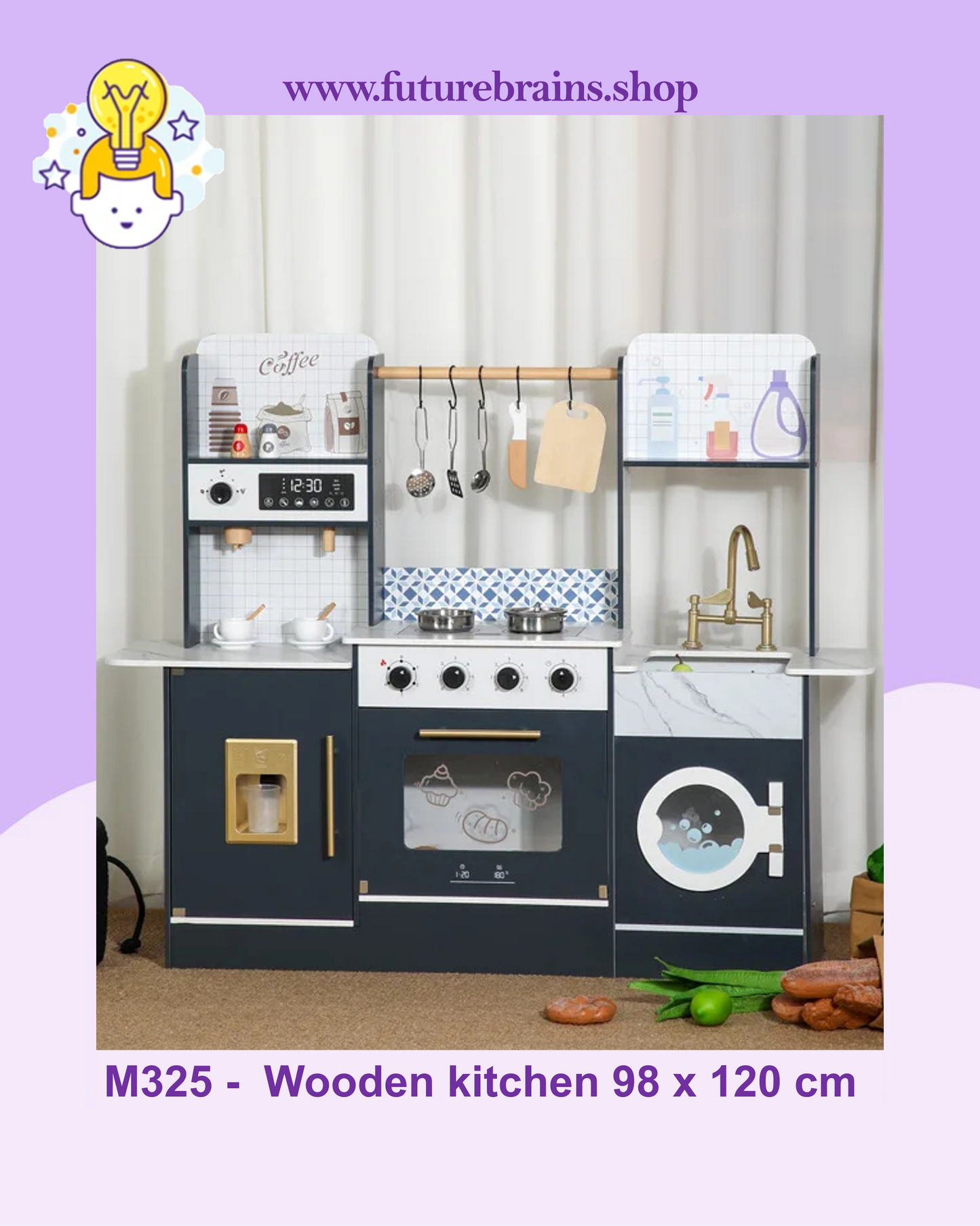 M325 -  Wooden kitchen 98 x 120 cm (FREE DELIVERY)