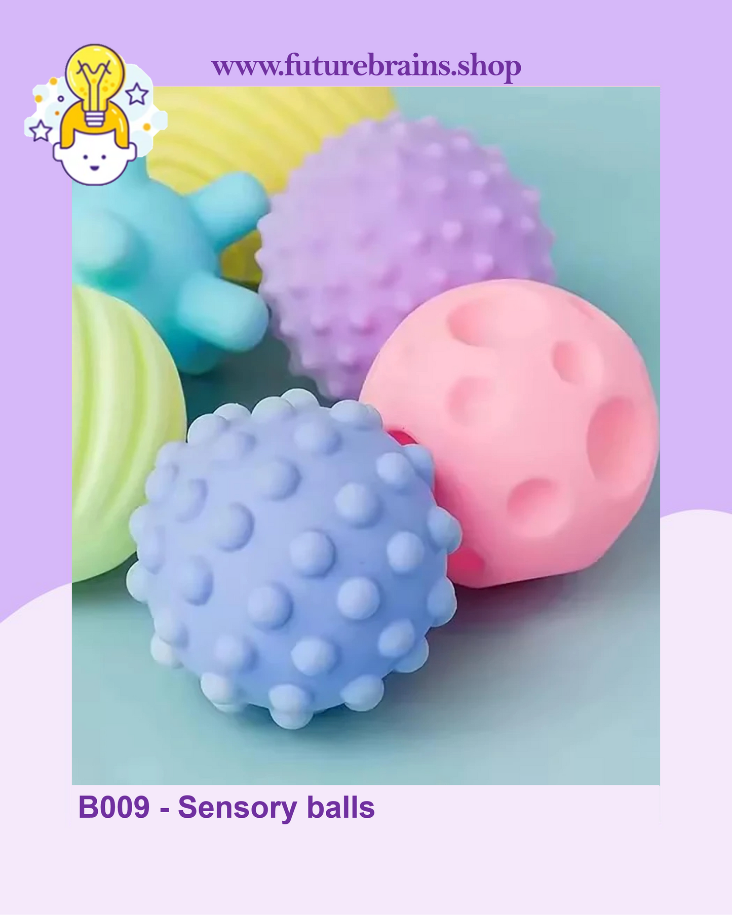 B009 - Sensory balls 6 pcs / set
