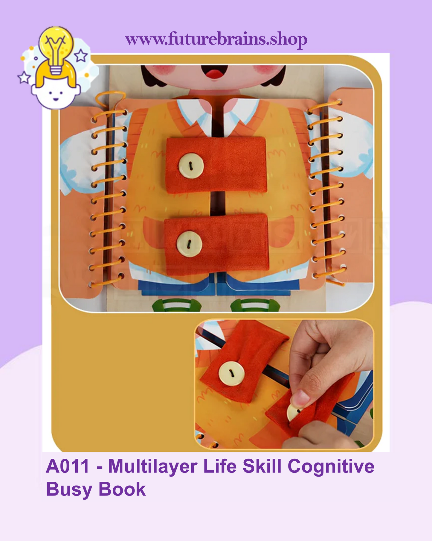 A011 - Multilayer Life Skill Cognitive Busy Book