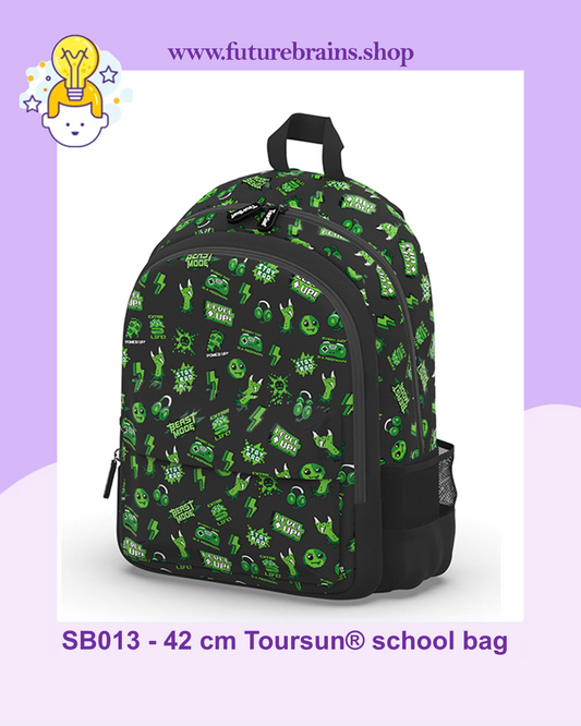 SB013 - 42 cm Toursun® school bag dinosaur gaming design